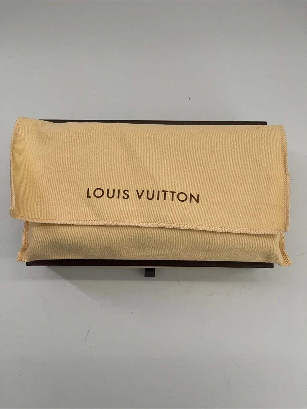 Louis Vuitton Damier Ebene Checkered Organizer Zippy Wallet Brown